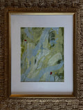 Blue and Green Abstract - Vintage - Elizabeth Harp Smith