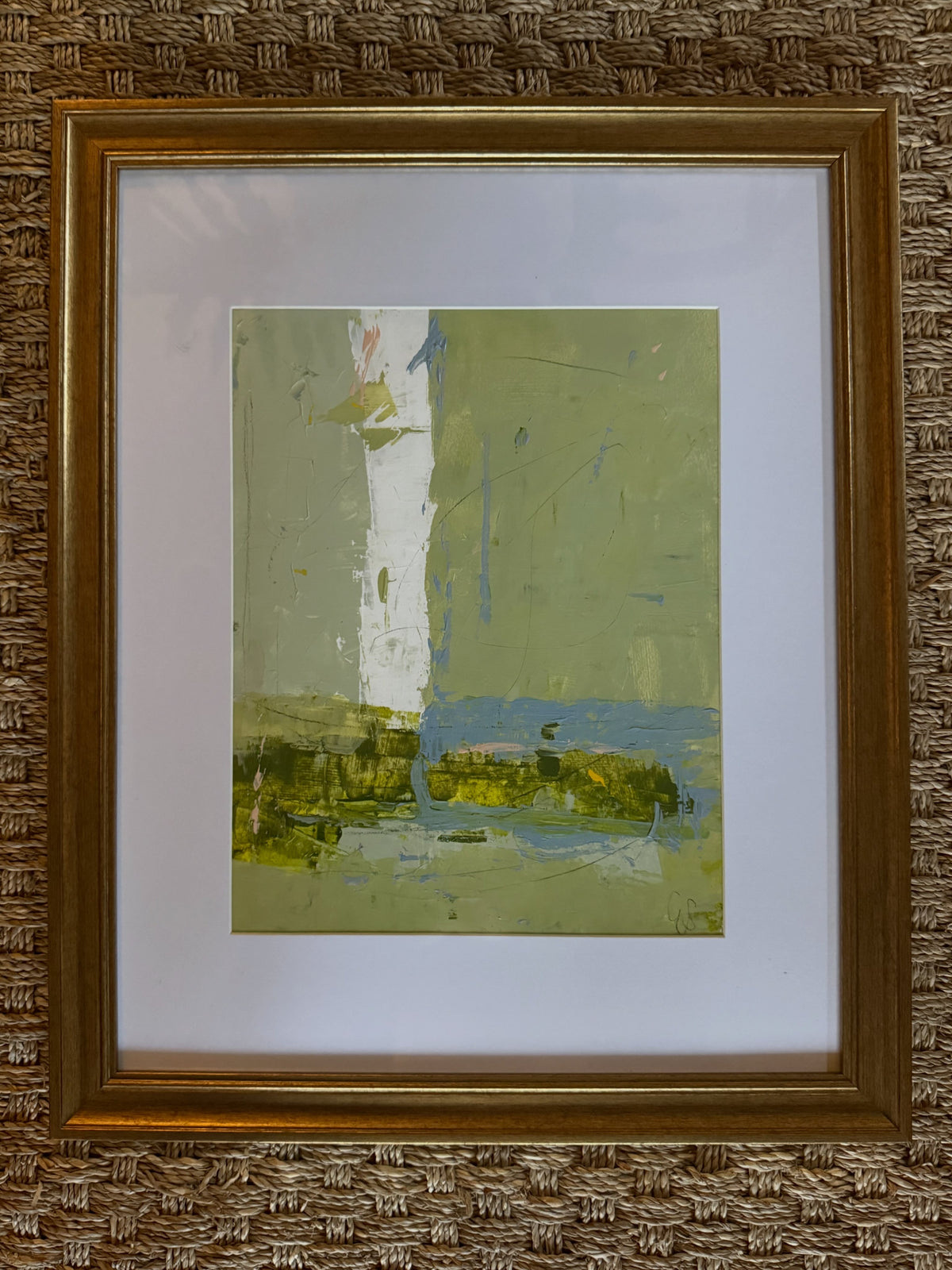 Green Abstract I - Elizabeth Harp Smith